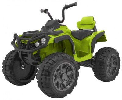 Quad ATV na akumulator dla dzieci Zielony Koła EVA Radio MP3 LED Wolny