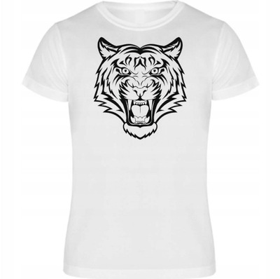 MĘSKA KOSZULKA Z NADRUKIEM TYGRYS BENGALSKI TIGER