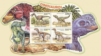 DINOZAURY fauna prehistor. Gwinea-Bissau #GB11604a