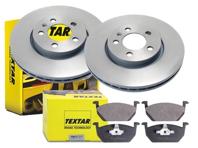 Тормозные диски тормозные колодки textar перед seat arona kj 276mm фото №1