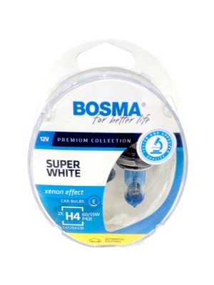 ŻARÓWKI SAMOCHODOWE BOSMA SUPER WHITE H4