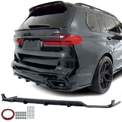 Дифузор накладка бампера bmw x7 g07 look m-pakiet m performance фото №1