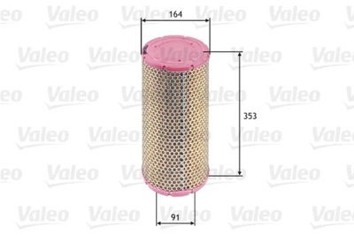 VALEO 585624 FILTRO AIRE REDONDO  