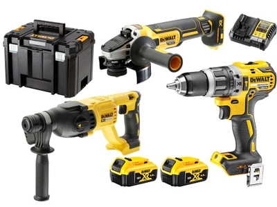 ZESTAW NARZĘDZI 18V 5AH DEWALT