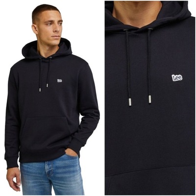 LEE PLAIN HOODIE MĘSKA BLUZA NIEROZPINANA Z KAPTUREM KAPTUR M