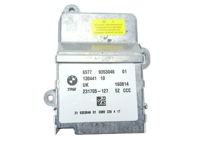 Модуль подушка безпеки mini cooper f56 2013-2017 9353046 фото №1