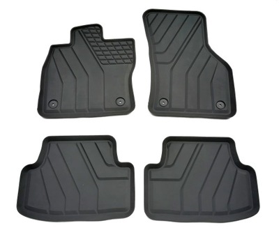 VW GOLF 7 LEON 3 AUDI A3 8V 2012-2020 ALFOMBRILLAS GOMA SPART LINE KORYTKOWE  