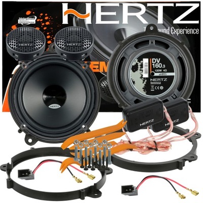 HERTZ DSK160 ALTAVOCES RENAULT TWINGO CLIO PARTE DELANTERA  