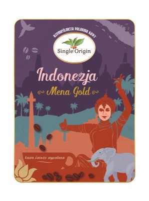 Kawa INDONEZJA MENA GOLD - Single Origin 200g