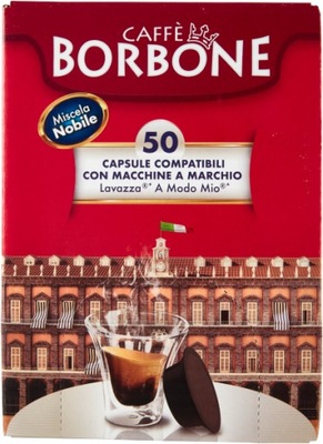Kawa włoska apsułkach do Lavazza A Modo Mio x50 - Caffe Borbone