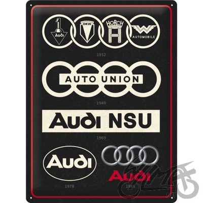 PLACA PLAKAT 30X40 AUDI EVOLUTION 23306  