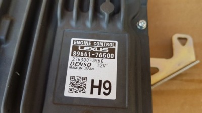 Блок керування двигуна lexus ux 250h 4x4 2020 rok америка фото №1