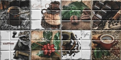 PANELE ŚCIENNE 3D PCV MOZAIKA KUCHNIA ARABICA