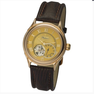 Złoty zegarek męski Merkury 56450.420 Platinor 585