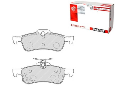 КОЛОДКИ ТОРМОЗНЫЕ FERODO 044660D010000 43022TV0E01