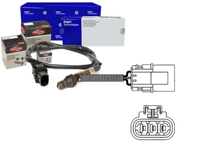 SONDA LAMBDA NISSAN ALMERA 1.4 1.6 DELPHI SONDA LAMBDA DEL, ES10456-12B1  