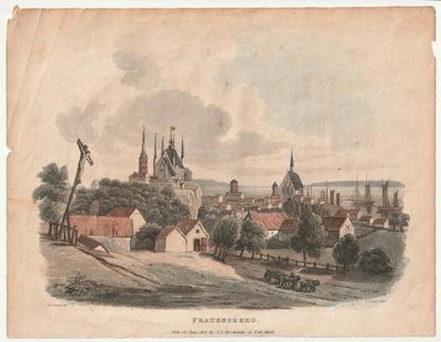 FROMBORK. Ogólny widok miasta. 1815