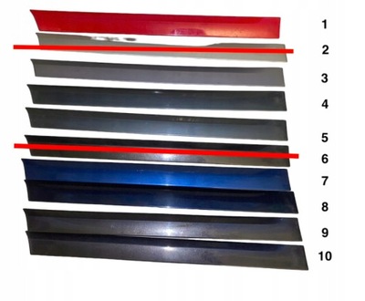 Молдинг задня права 8p3853700b audi a3 8p фото №1