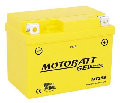 Akumulator AGM żelowy MotoBatt MTZ5S 4,2ah