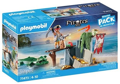 PLAYMOBIL 71473 Pirat z aligatorem