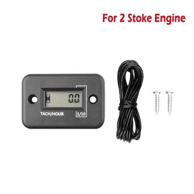 DIGITAL TACHOMETER HOUR METER WATERPROOF LCD