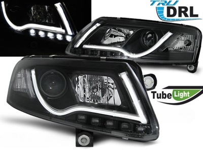 Фонари фары к audi a6 c6 4f od 04.2004 к 2008 roku к движение dziennej фото №1