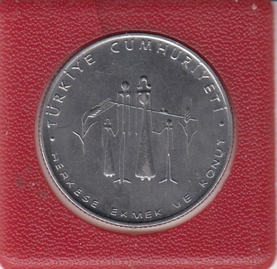 Turcja 5 lira FAO 1977 stan 1