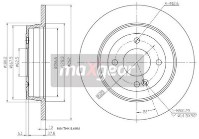 DISCO DE FRENADO HYUNDAI T. ACCENT/I20 1,0-1,6 10-  