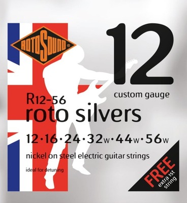 Rotosound R12-56 Roto Silvers 12-56