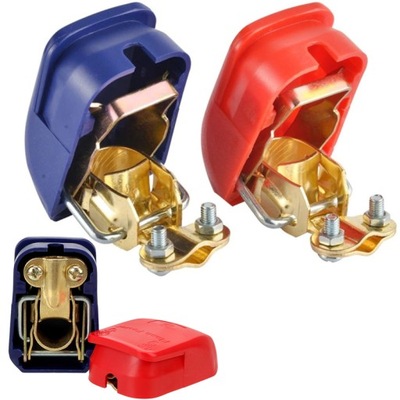 Клеми акумулятор самозатискні 800a 2 штуки 35mm фото №1