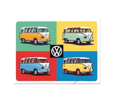 MAGNES VW BULLI POP ART 14388