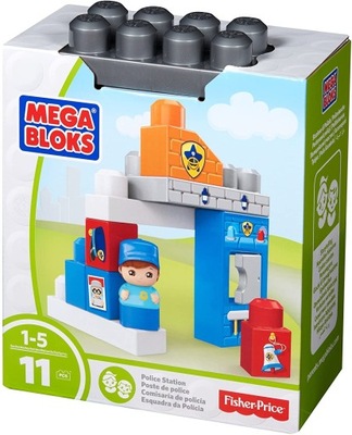 MEGA BLOKS KLOCKI POLICJA KOMISARIAT DYC56