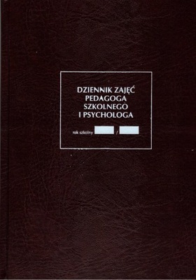 I/10Dziennik zajęć pedagoga szkolnego i psychologa