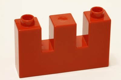 Lego Duplo klocek murek czerwony