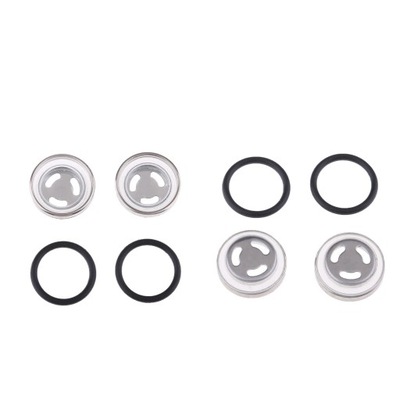 4x Motorcycle Metal Sight Oil Sight Glass Seals For Master Cylinder,~35942 