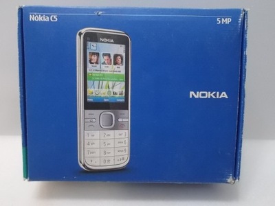 100% ORYG. NOWA NOKIA C5-00.2 5MP DYSTR PL. NIEODNAWIANA NIEPODRABIANA