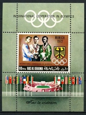 Ras al Khaima** Mi. Blok 100 Igrzyska Olimpijskie