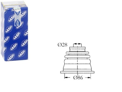 Набор защита шарнир sasic 7701468573 7701470566 фото №1