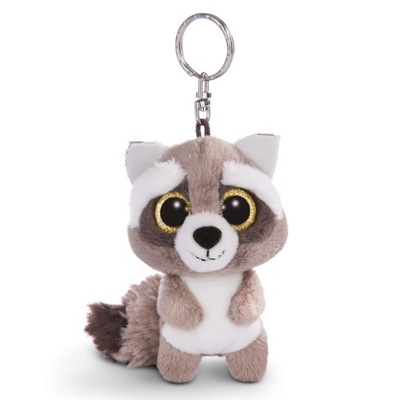 NICI 45550 Glubschis Schlüsselanhänger Waschbär Clooney 9cm Keyring Racoon, 