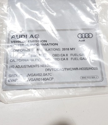 Audi a4 s4 b9 8w 2016 другое запчасти салона автомобиля фото №1