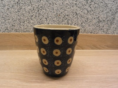 Ceramiczny kubek niebieski