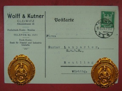 1924 Gleiwitz=Firma Lux H7120