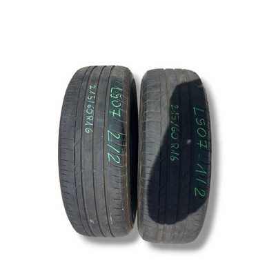 PADANGOS VASARINĖS 2 VNT. 215/60/R16 BRIDGESTONE TURANZA T001 DOT 5116 4MM 