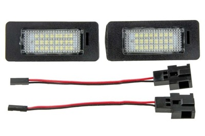 ЛАМПОЧКИ LED (СВЕТОДИОД ) ПОДСВЕТКИ НОМЕРА НОМЕРА AUDI A1 2010-,A3 2012-,A4