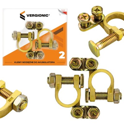 Клеми do акумулятор універсальні -/+ 2szt фото №1