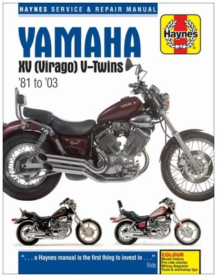 YAMAHA XV 535 750 1000 1100 VIRAGO (1981-2003) MANUAL REPARACIÓN HAYNES 24H  