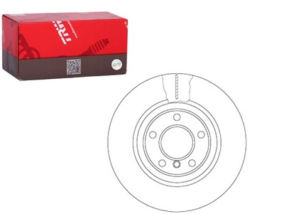 TRW ГАЛЬМІВНІ ДИСКИ ГАЛЬМІВНІ 2 ШТУКИ. ПЕРЕД BMW 5 F10 5 F11 1.6-3.0D 06.09-02.17