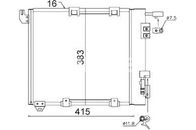 MAHLE CONDENSADOR DE ACONDICIONADOR OPEL ASTRA G ASTRA G CLASSIC ZAFIRA A  