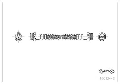 CORTECO 19032440 FIL DE FREIN ÉLASTIQUE - milautoparts-fr.ukrlive.com