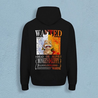 Bluza Unisex One Piece Luffy Wanted